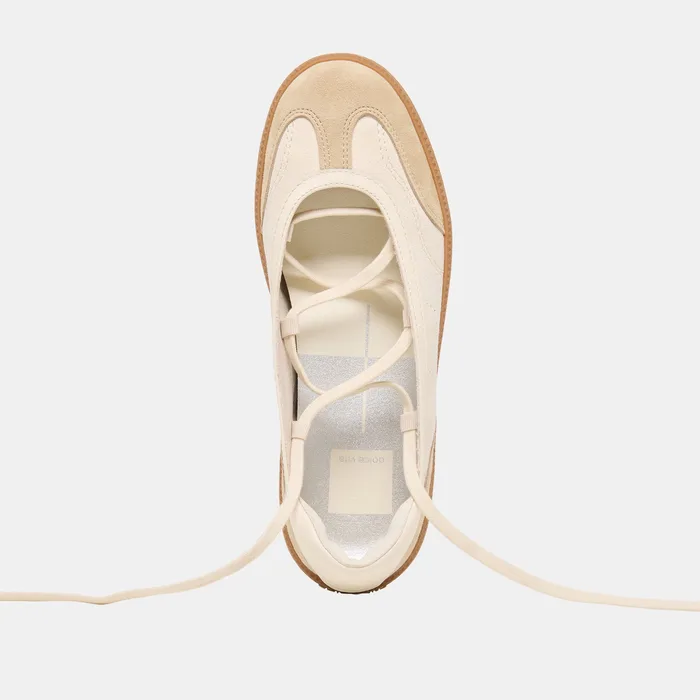 Nyomie Ivory Multi Leather Sneakers — view 15