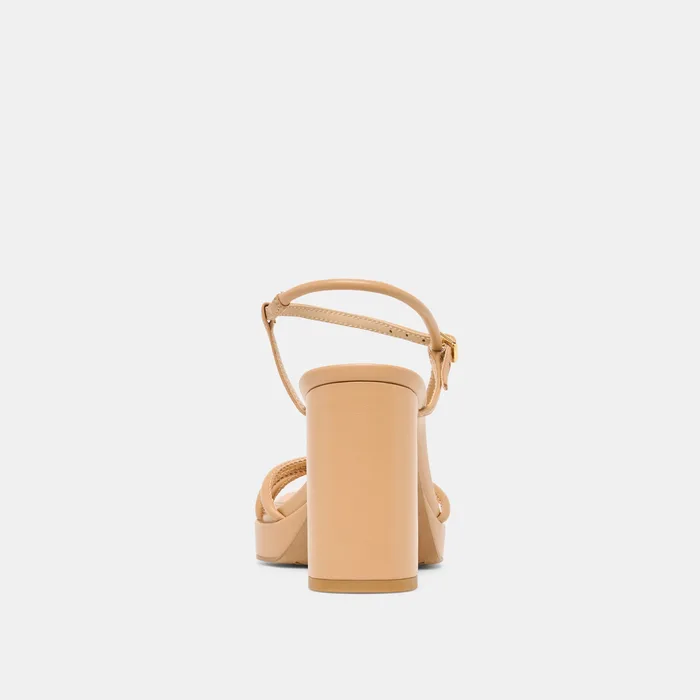 Odete Lt Tan Leather Heels — view 10