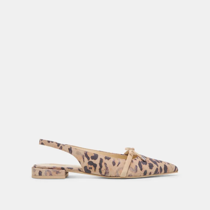 PAYGE FLATS LT LEOPARD SUEDE — view 2