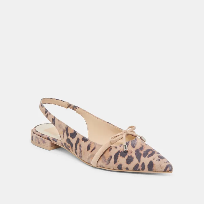 PAYGE FLATS LT LEOPARD SUEDE — view 3