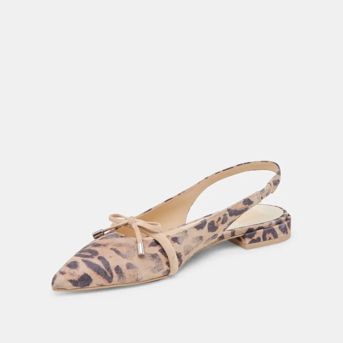 PAYGE FLATS LT LEOPARD SUEDE — view 5
