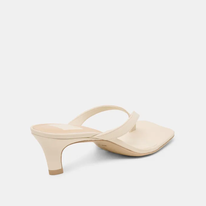 RAMIA Bone Leather Thong Heels — view 4
