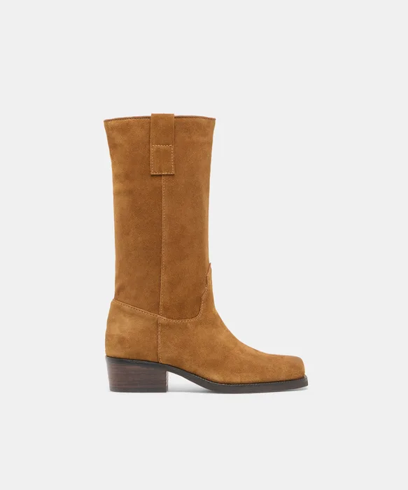 Romie Brown Suede Boots — view 2