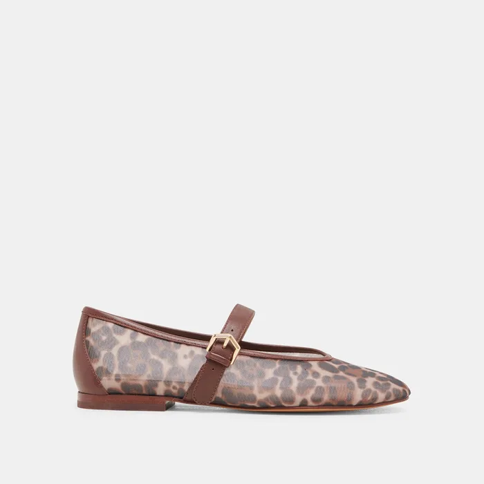 ROSLYN BALLET FLATS LEOPARD MESH — view 2