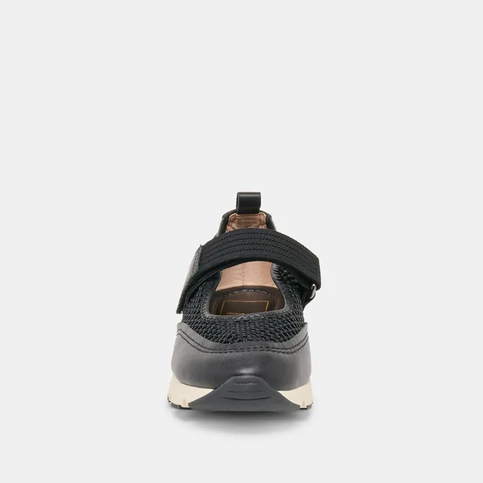 Seline Black Mesh Sneakers — view 7