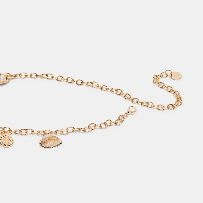 Shell Gold Chain Link Belt — view 4