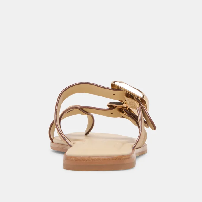 Shore Camel Suede Sandals — view 8