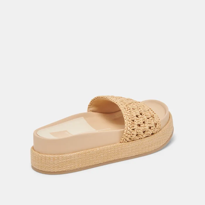 SIDONA SANDALS LT NATURAL RAFFIA — view 6