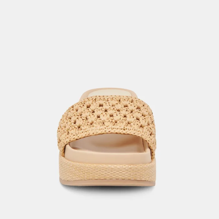 SIDONA SANDALS LT NATURAL RAFFIA — view 10