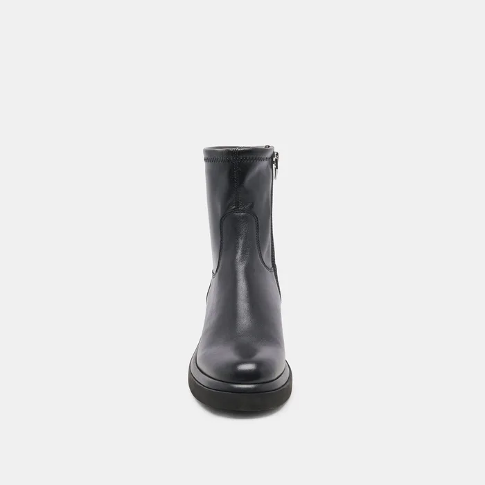 Simaya H2O Wide Black Leather Boots — view 7
