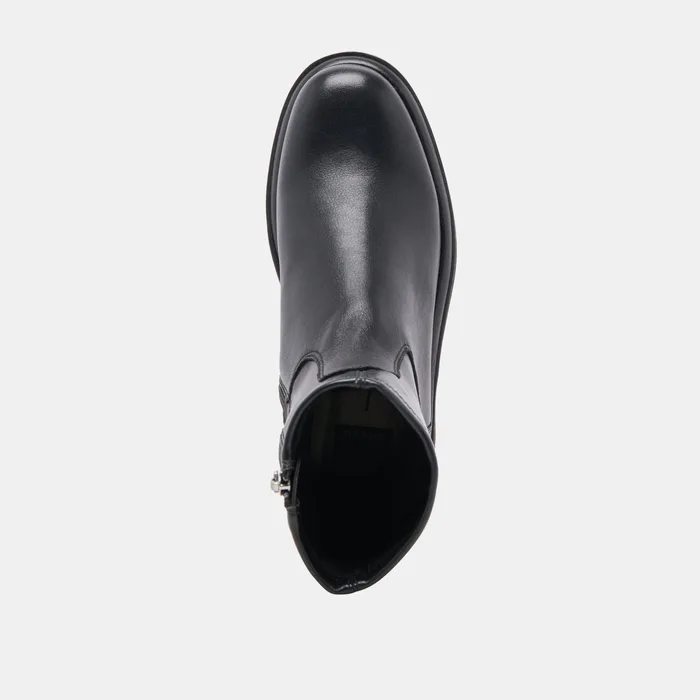 Simaya H2O Wide Black Leather Boots — view 9