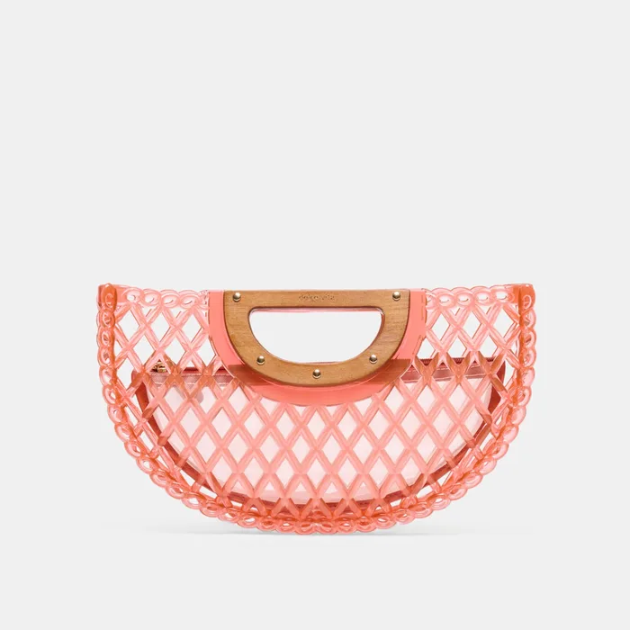 Solandra Coral Jelly Clutch — view 2