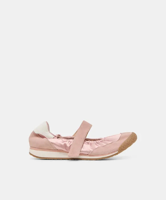 SPRUCE Aged Rose Satin Mary-Jane Ballet Sneakers — view 2