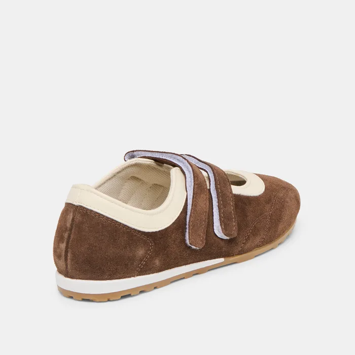 Swan Dk Brown Suede Sneakers — view 6