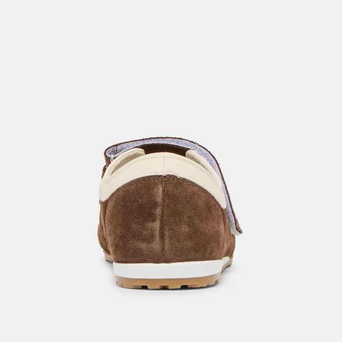 Swan Dk Brown Suede Sneakers — view 10