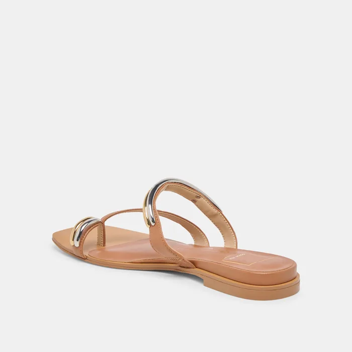 Tarina Caramel Leather Sandals — view 8