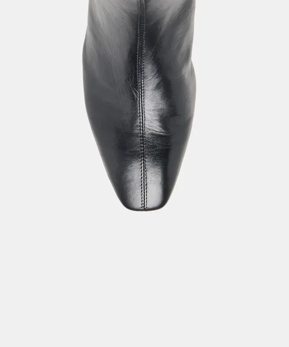 tarine booties black leather — view 4