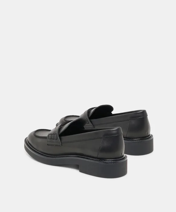 TIGGY LOAFERS BLACK LEATHER
