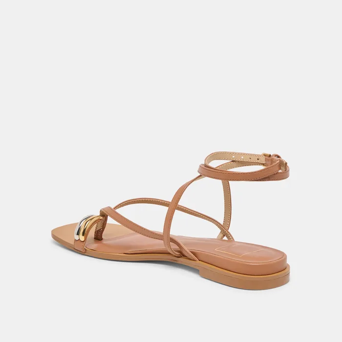 Tyrice Espresso Leather Sandals — view 6