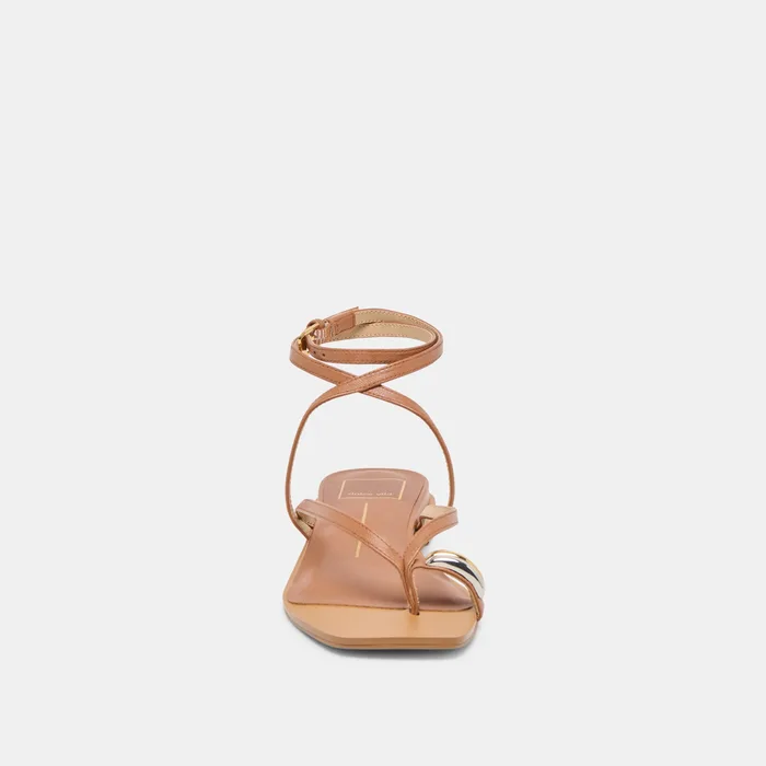 Tyrice Espresso Leather Sandals — view 7