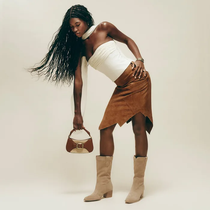 Vergil Camel Suede Boots — view 3