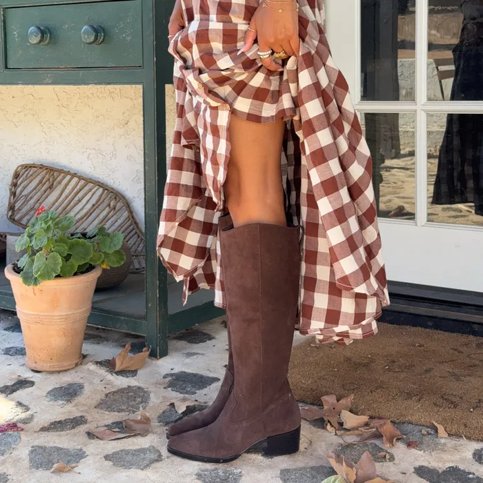 Virona H2O Waterproof Dk Brown Suede Boots — view 5
