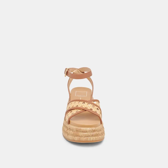 WRILEY SANDALS SADDLE WOVEN RAFFIA — view 10