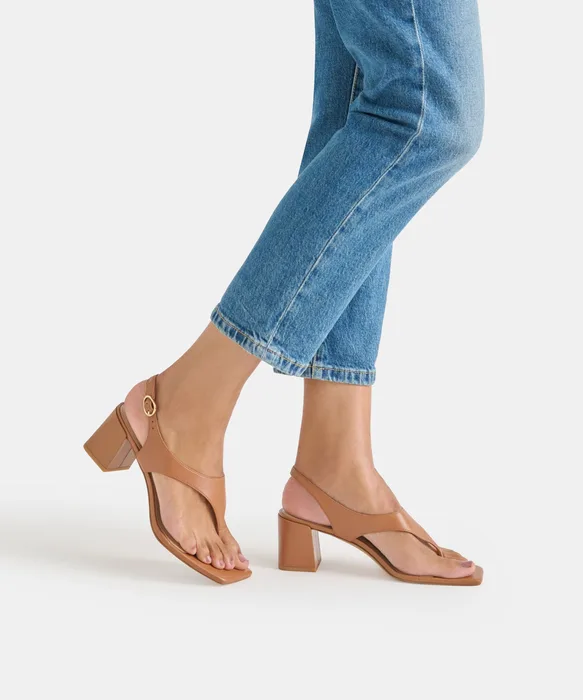 Yves Saddle Leather Heels — view 3