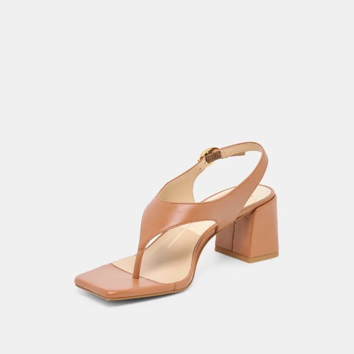 Yves Saddle Leather Heels — view 6