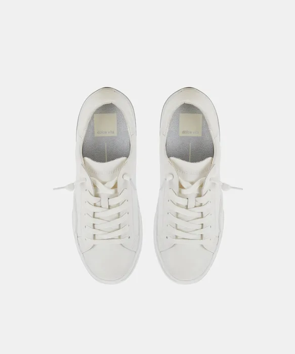 Zina 306 Sneakers White Recycled Leather — view 4
